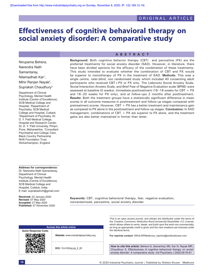 dissertation topics on social anxiety