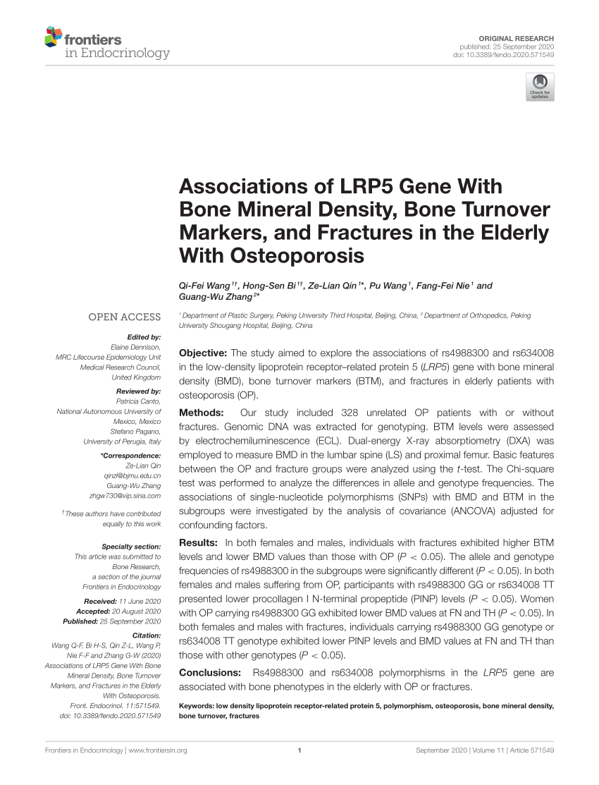 Differences In Bone Mineral Density At The Lumbar Spine Between Download Scientific Diagram