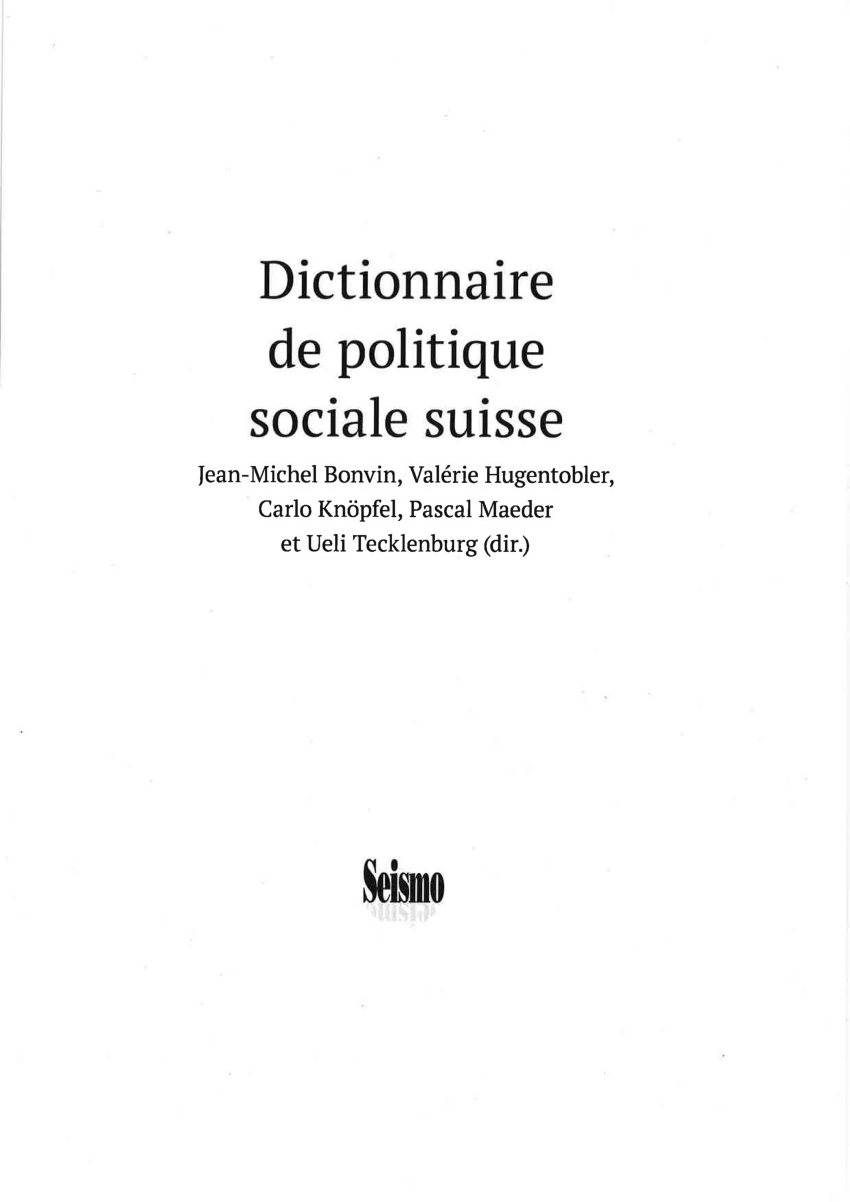 dictionnaire politique sociale suisse anti aging)