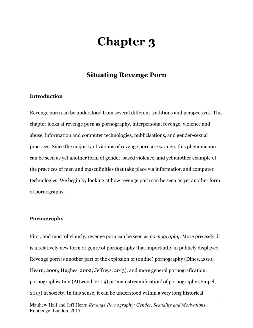 PDF) Situating revenge porn