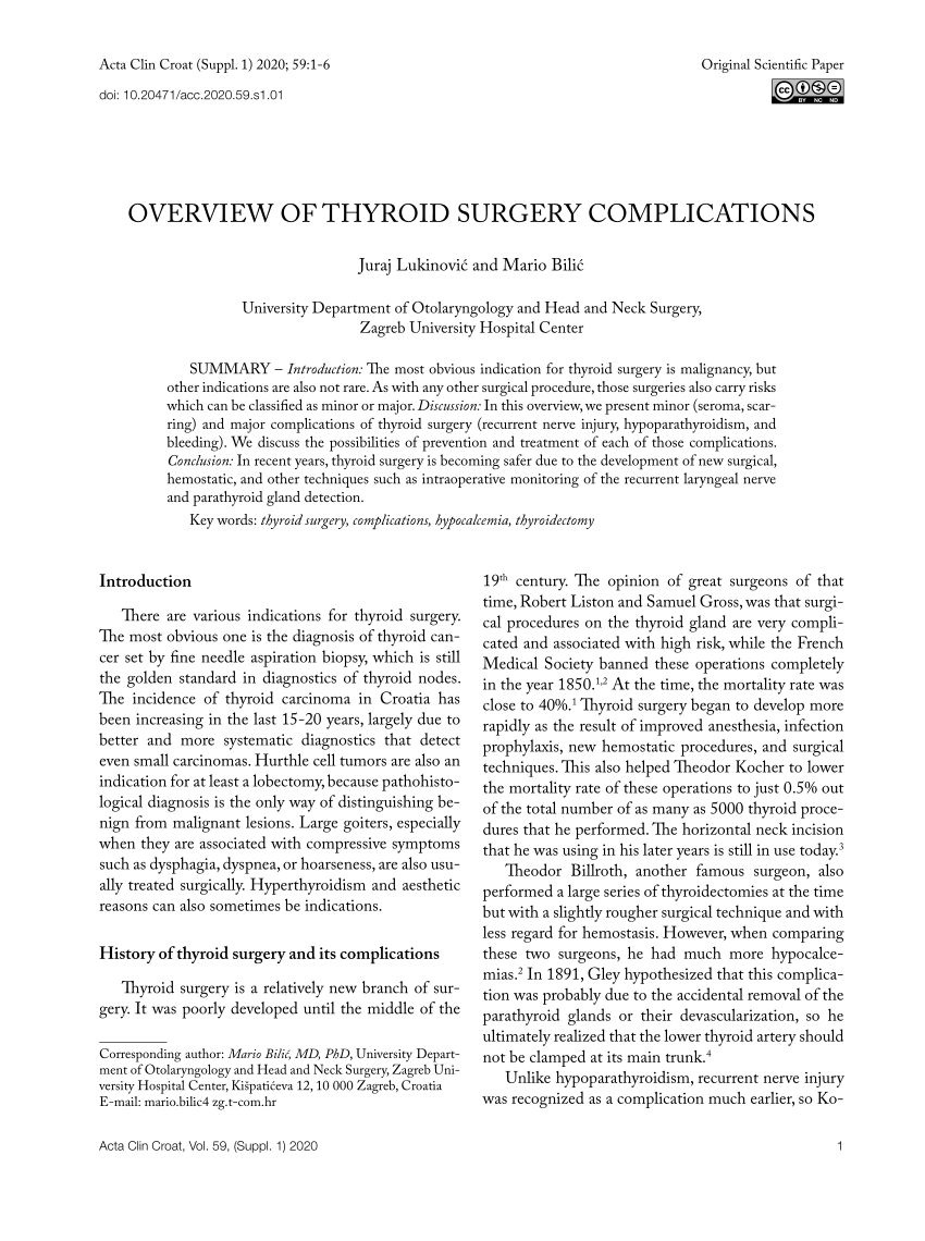 pdf-overview-of-thyroid-surgery-complications