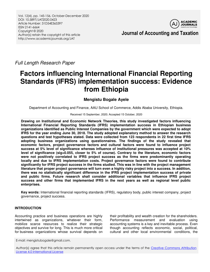 thesis on accounting and finance in ethiopia pdf