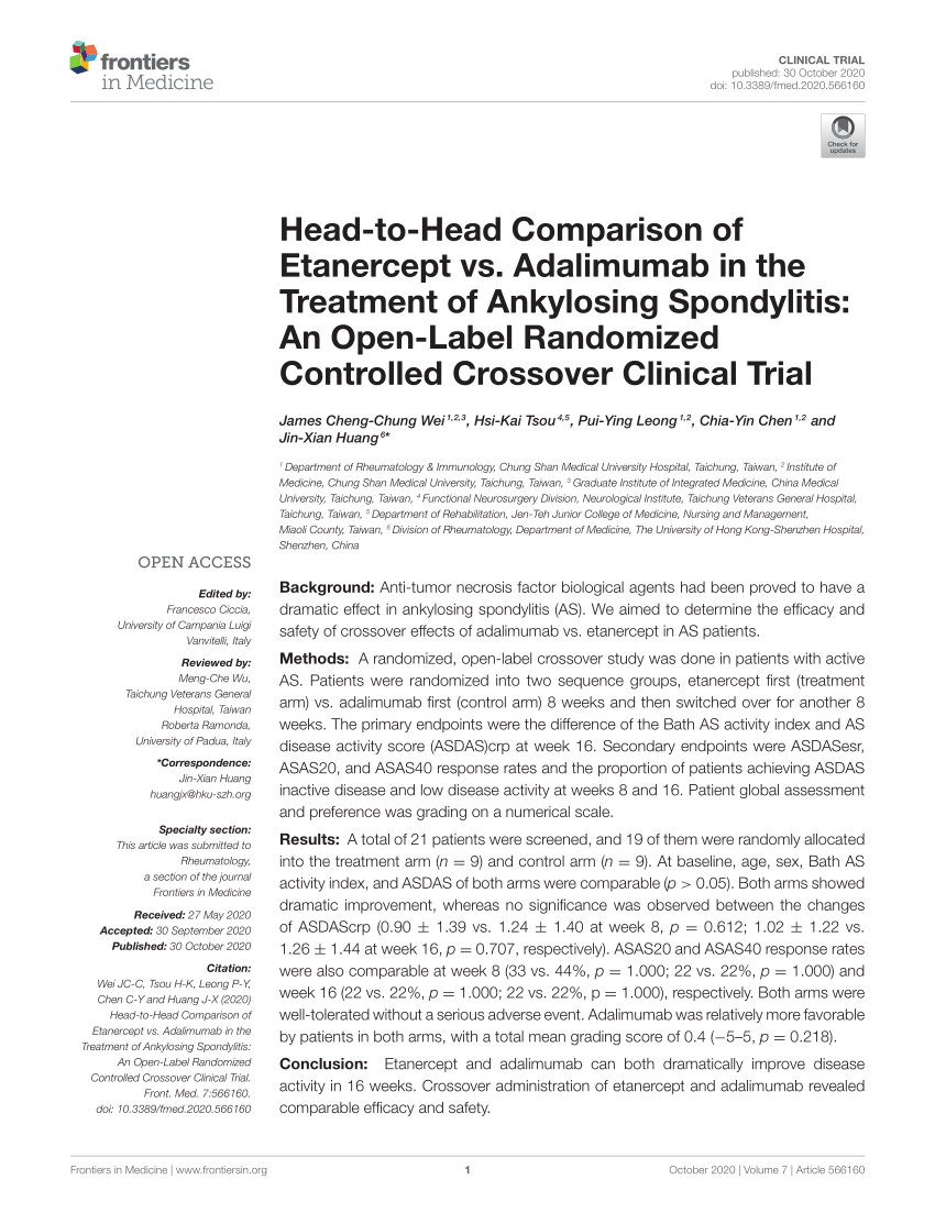 Frontiers  The BASDAI Cut-Off for Disease Activity Corresponding to the  ASDAS Scores in a Taiwanese Cohort of Ankylosing Spondylitis