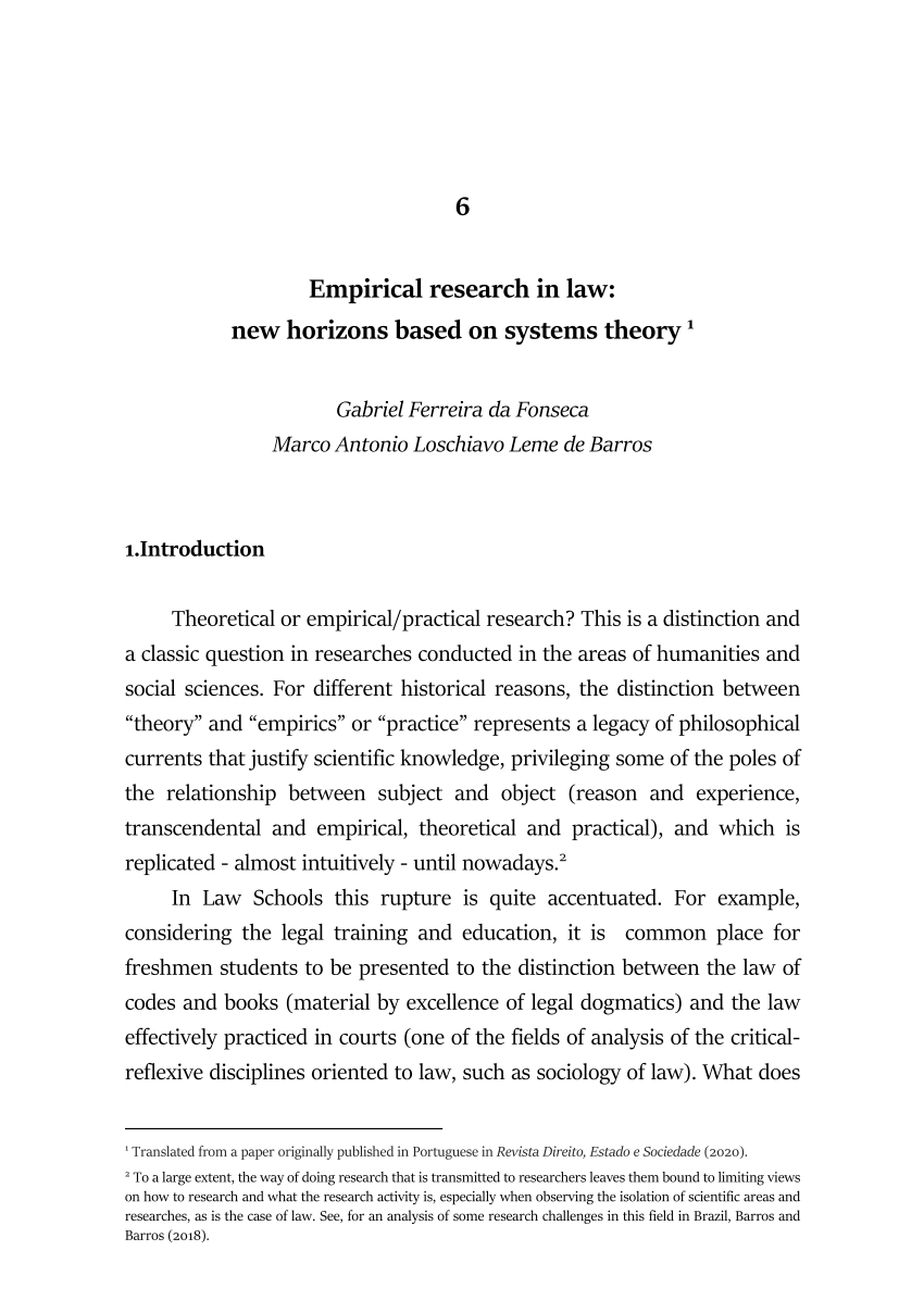 empirical research in law