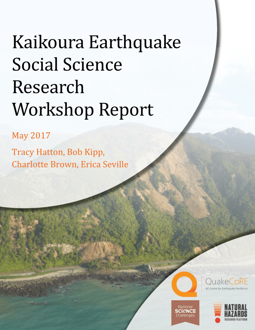 earthquake research report