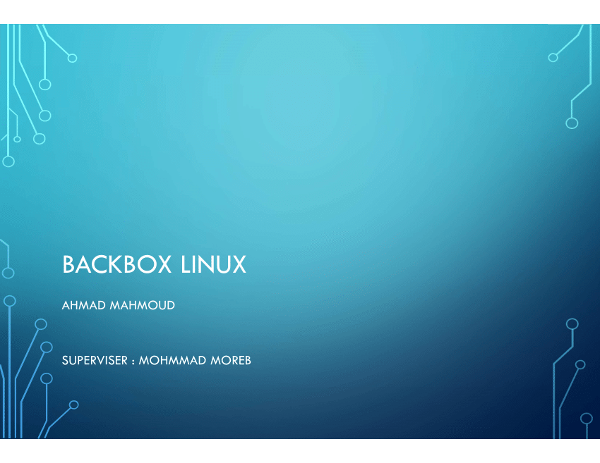 How to install BackBox Linux distribution as a virtual machine |  TechRepublic