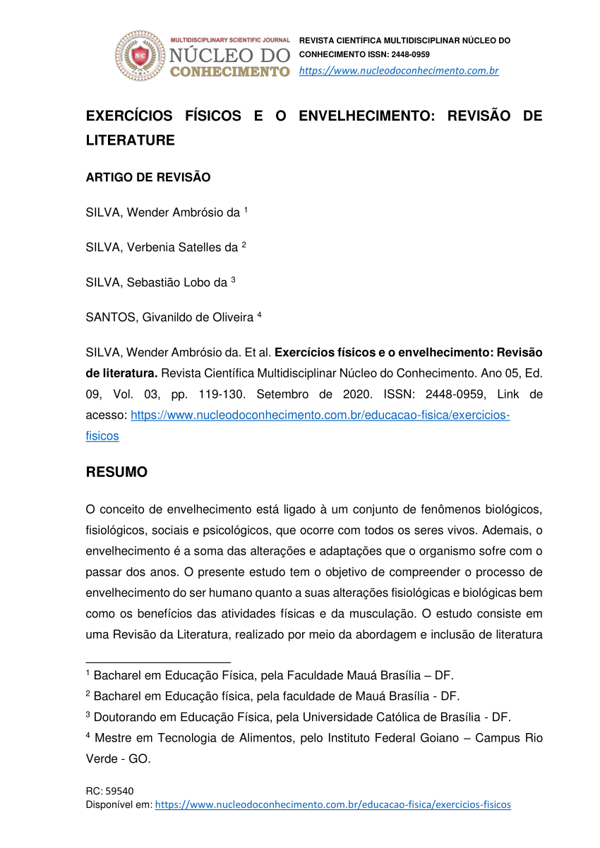 Exercícios para Um Envelhecimento Saudável, PDF, Músculo esquelético