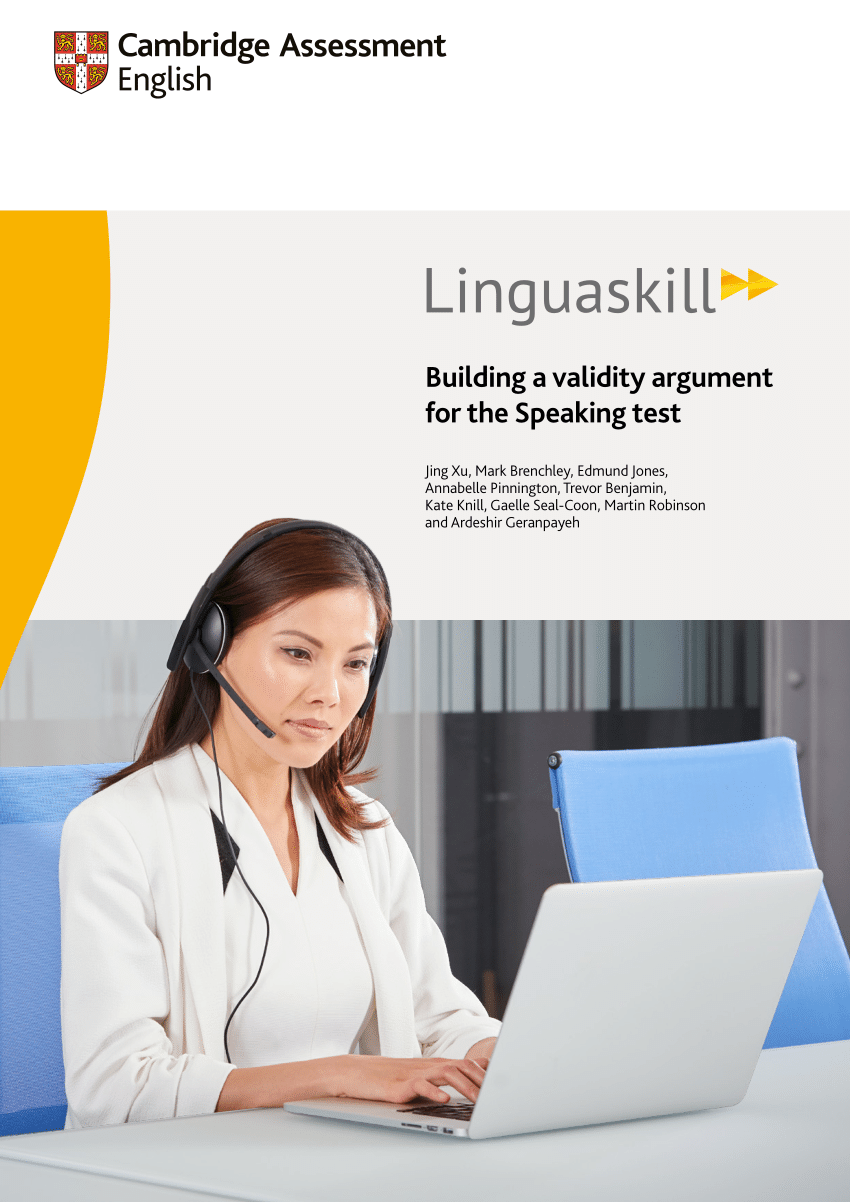 PDF) Linguaskill: Building a Validity Argument for the Speaking Test