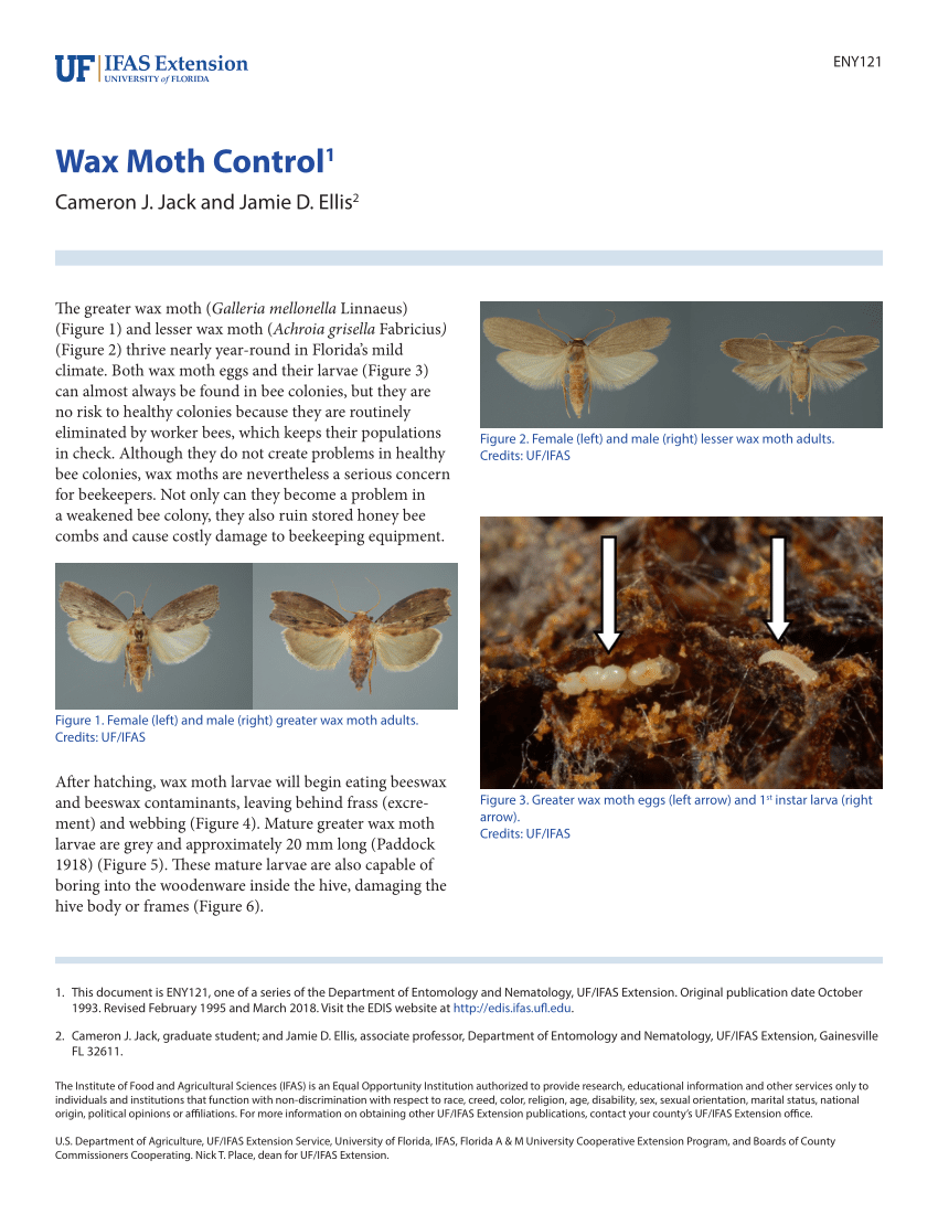 (PDF) Wax Moth Control