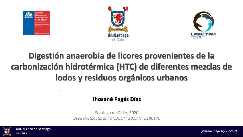 Pdf Digestión Anaerobia De Licores Provenientes De La Carbonización Hidrotérmica Htc De 4153