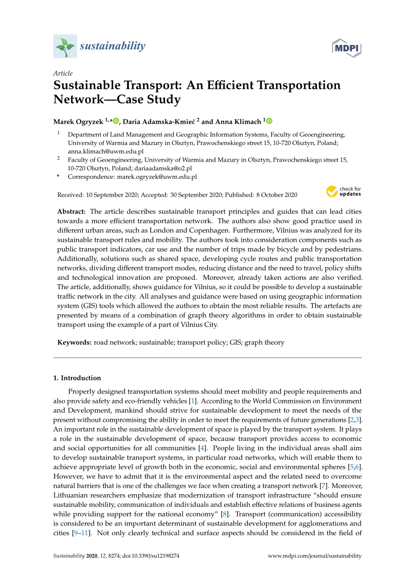 case study transportation data