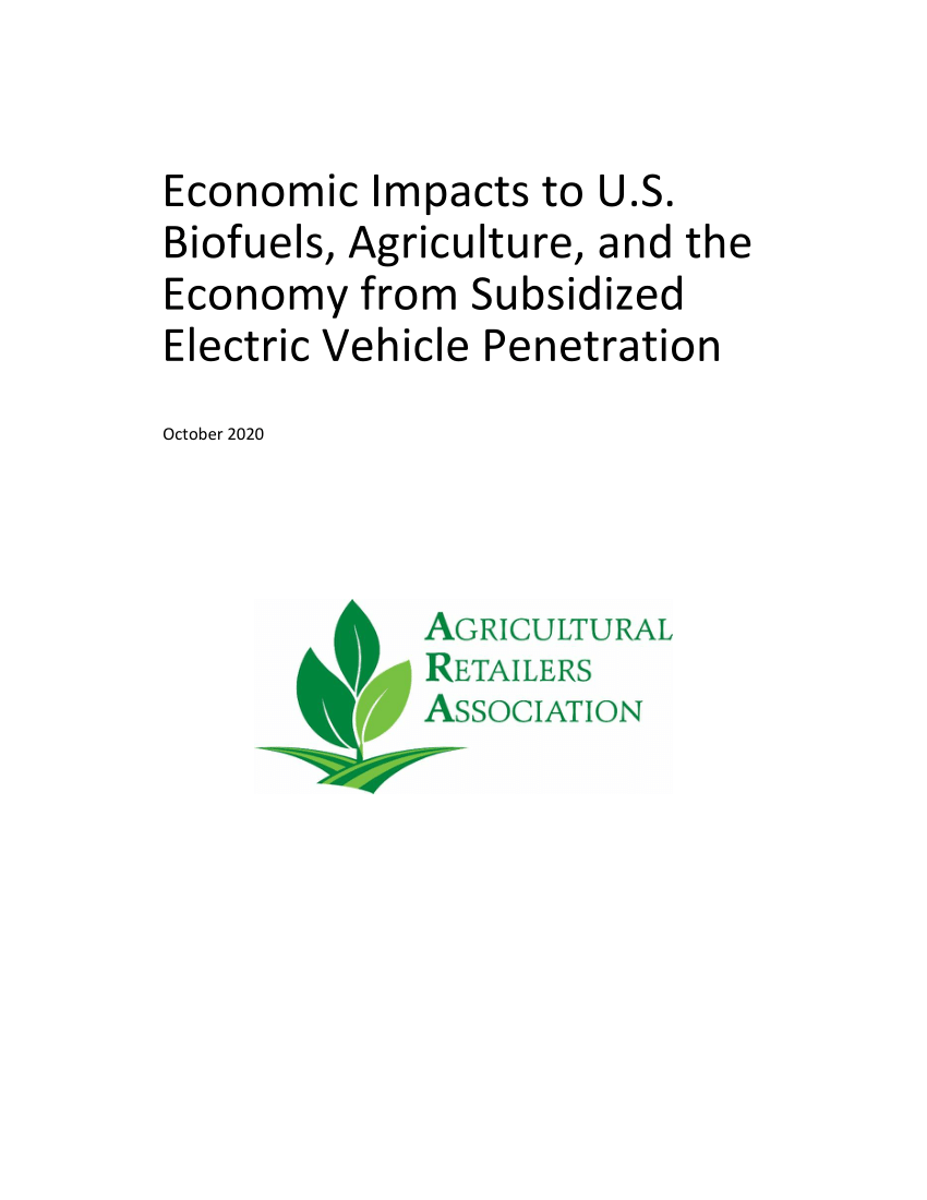 (PDF) Economic Impacts to U.S. Biofuels, Agriculture, and the Economy