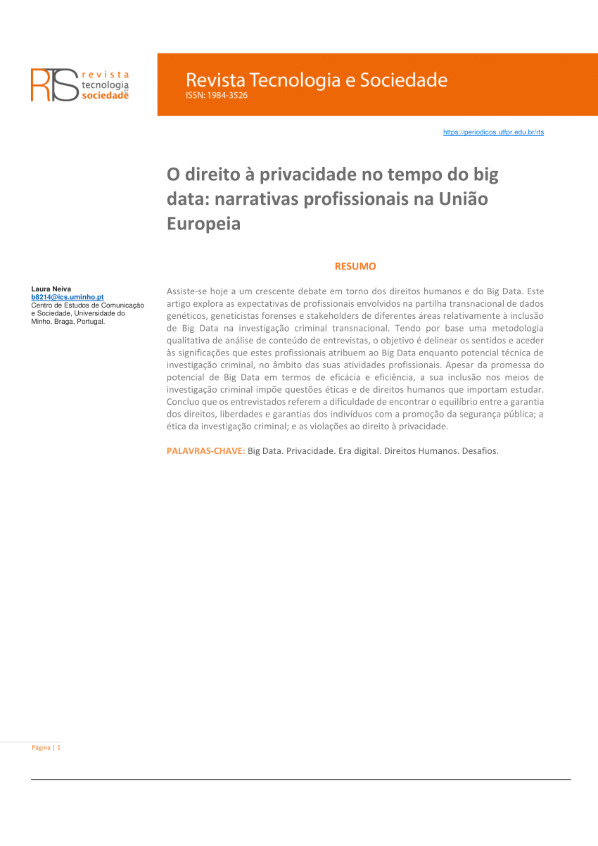 Big Data: Implicações Epistemológicas e Éticas