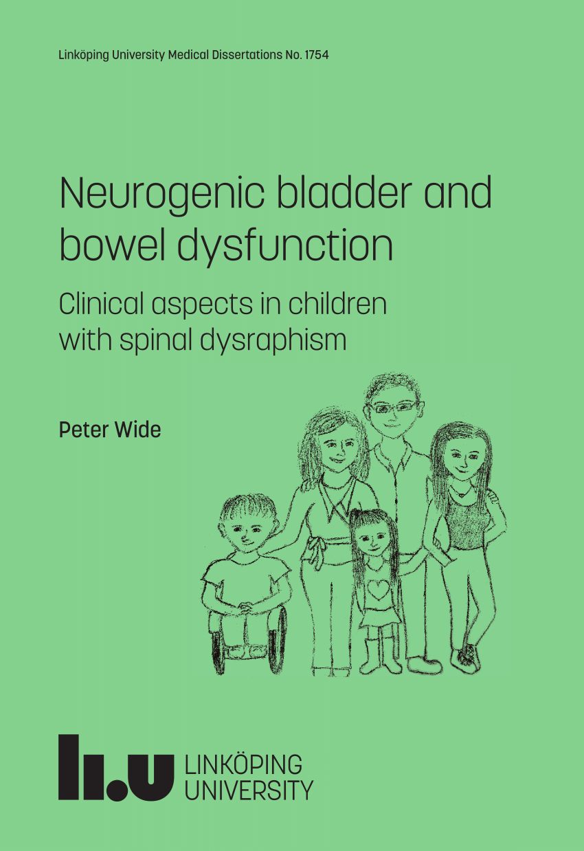 Pdf Neurogenic Bladder And Bowel Dysfunction Clinical Aspects In Children With Spinal Dysraphism