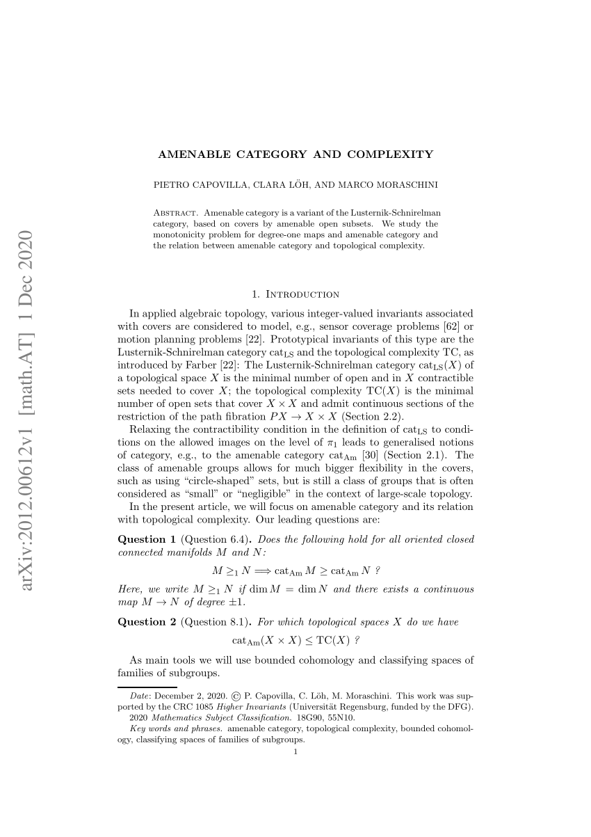 Mark Grant (10/22/20): Bredon cohomology and LS-categorical