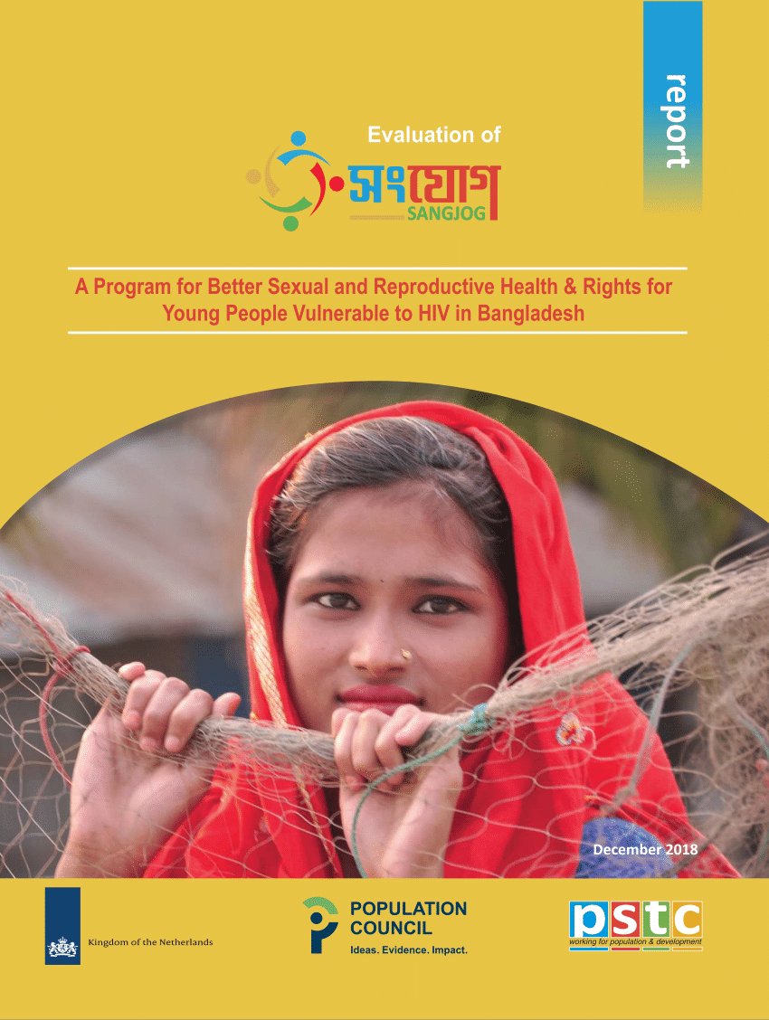 PDF) Evaluation of SANGJOG, A Program for Better Sexual and Reproductive Health and Rights for Young People Vulnerable to HIV in Bangladesh report image