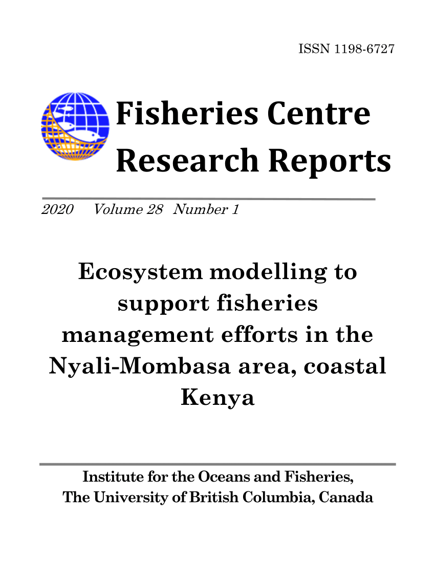 PDF) Ecosystem modelling to support fisheries management efforts in the Nyali-Mombasa area, coastal Kenya photo