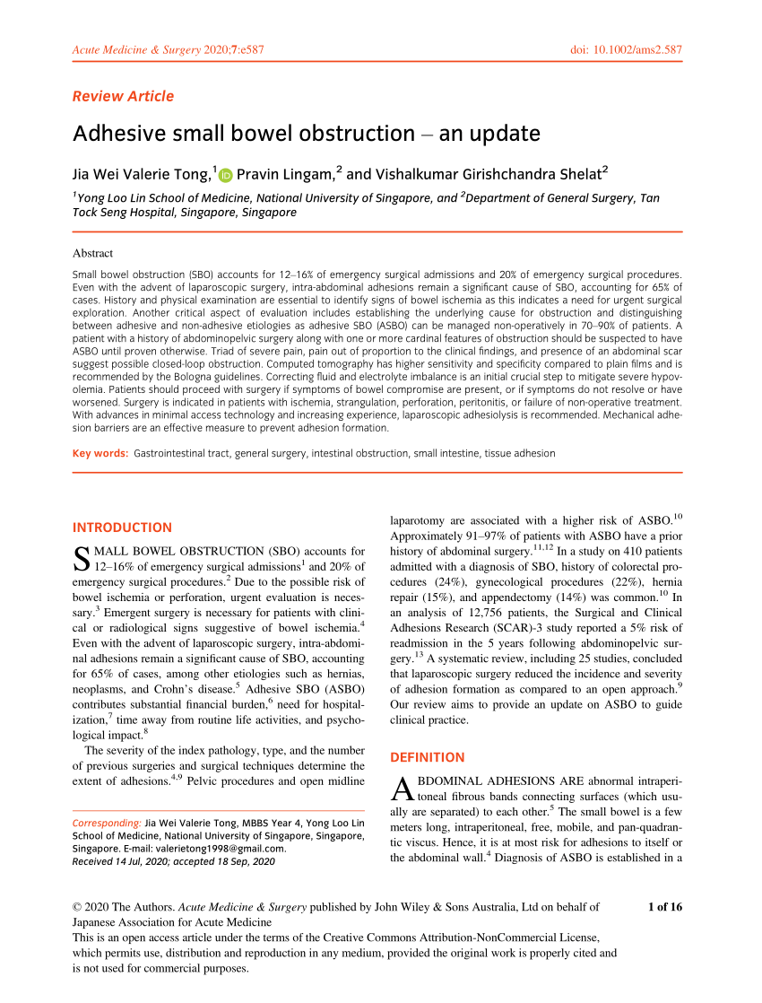 PDF) Development of a Web-Based Nonoperative Small Bowel Obstruction  Treatment Pathway App