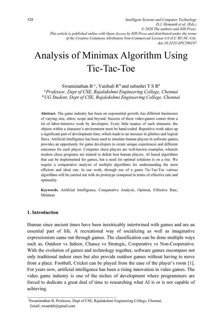 Tic Tac Toe: Understanding the Minimax Algorithm — Never Stop Building -  Crafting Wood with Japanese Techniques