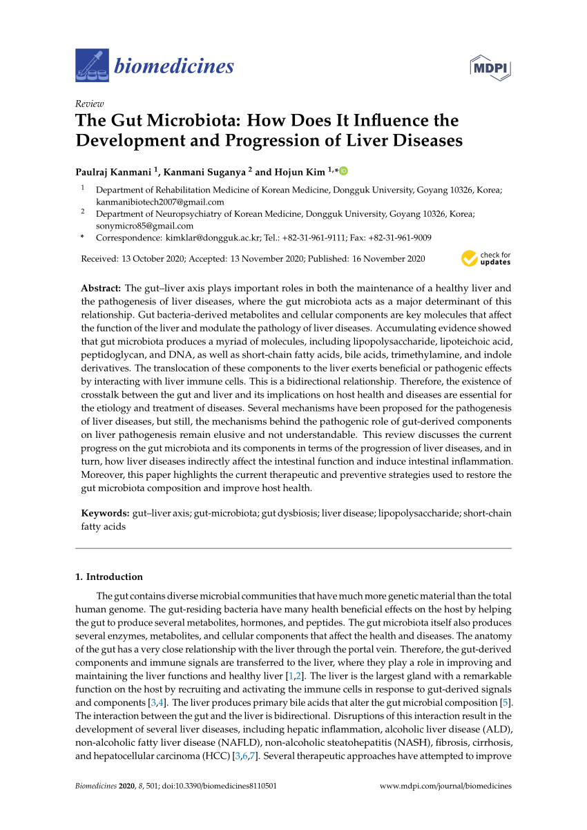 PDF) The Gut Microbiota: How Does It Influence the Development and 