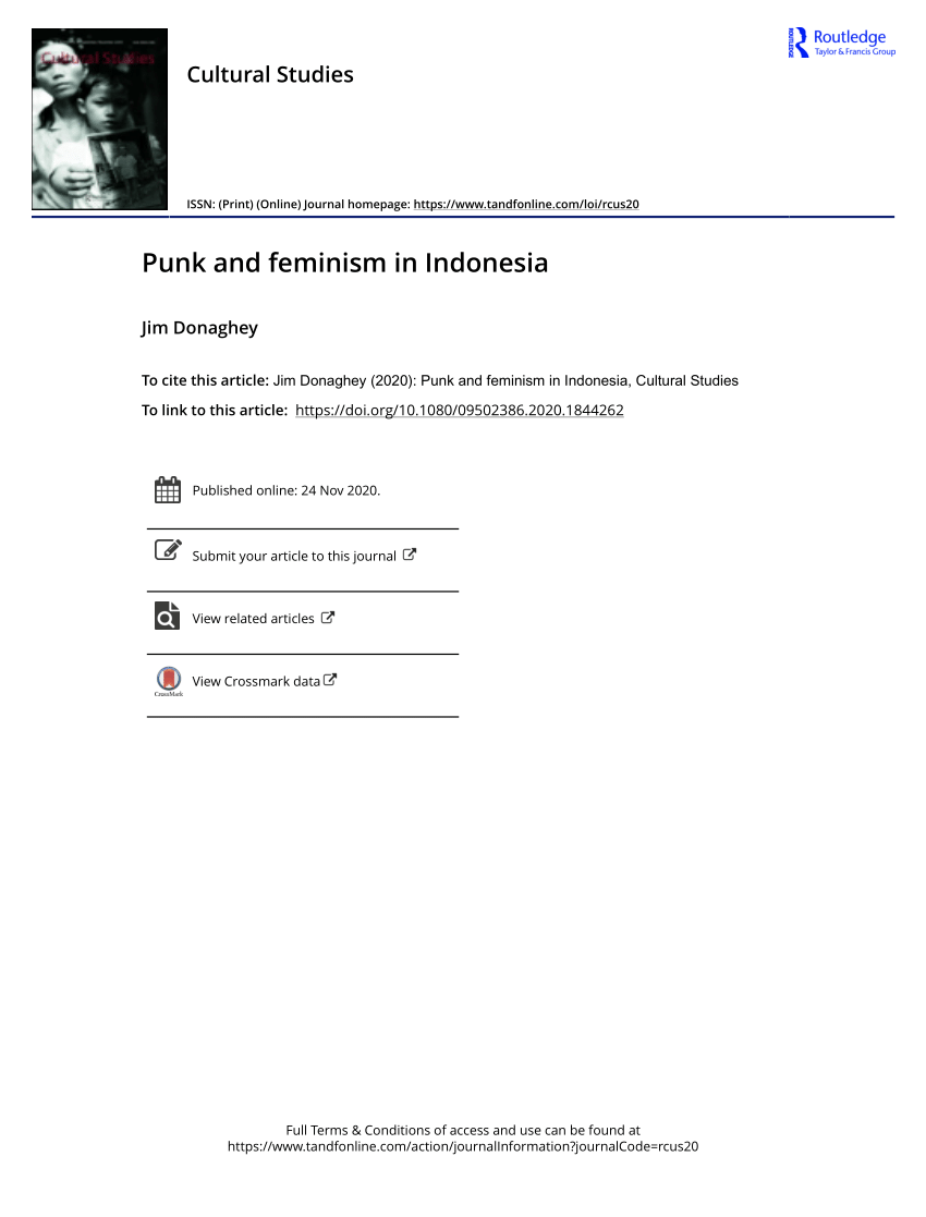 PDF) Punk and feminism in Indonesia photo