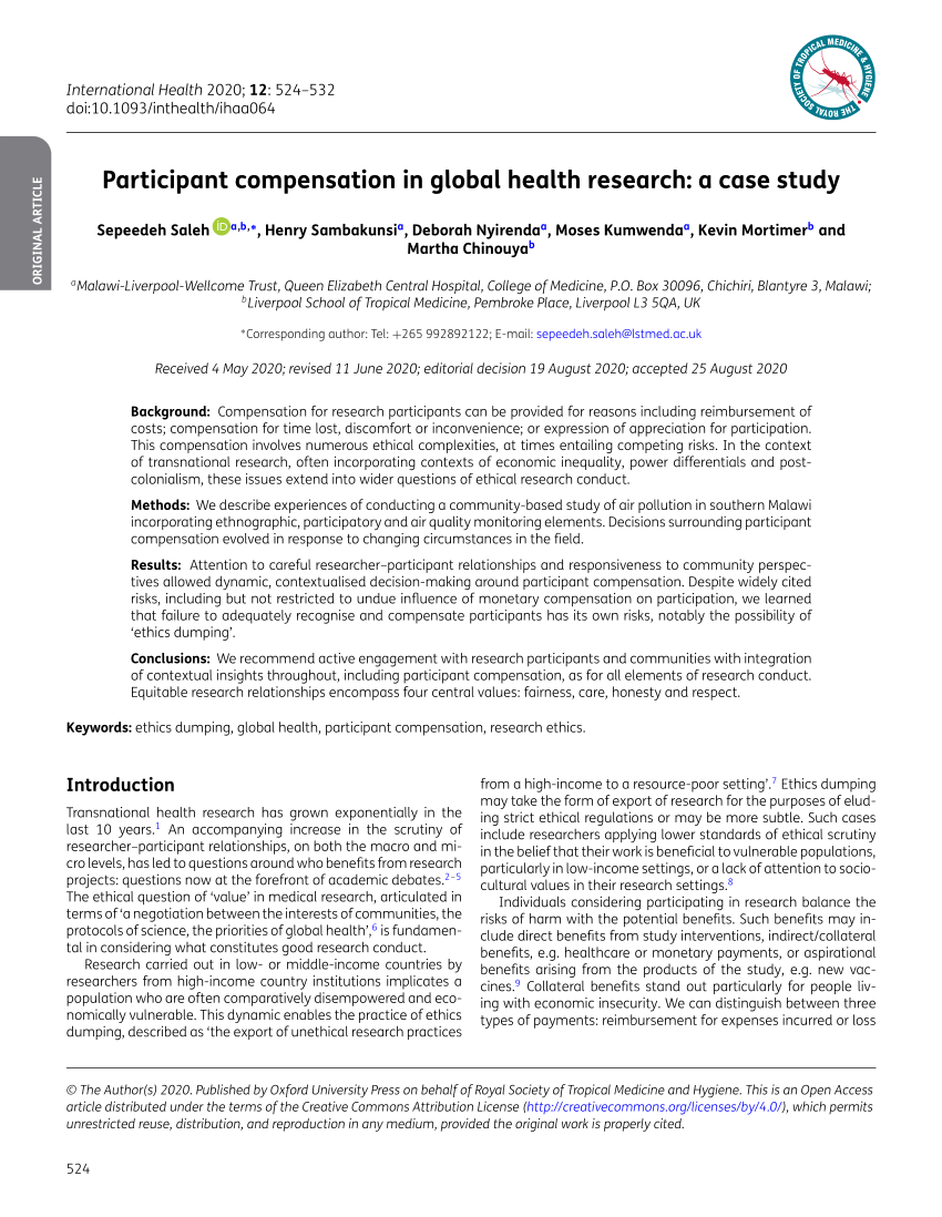 global health research questions