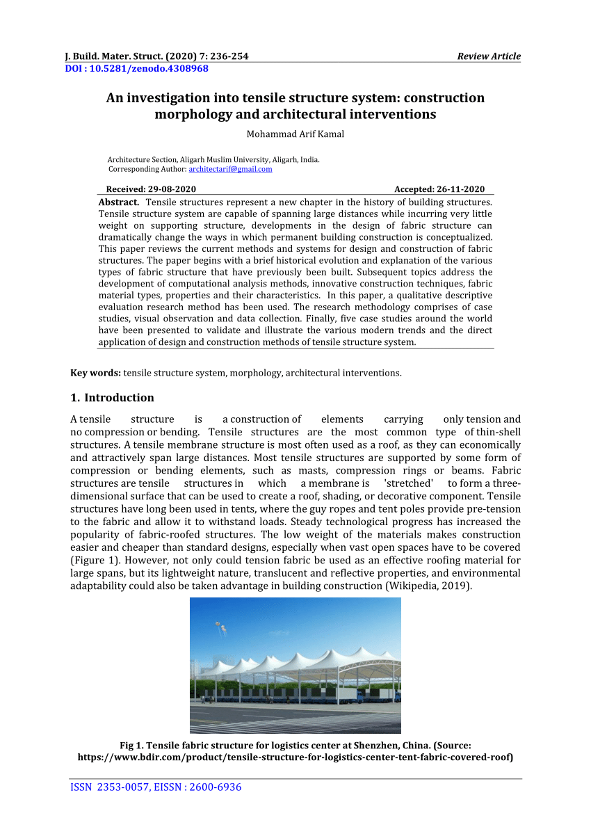 tensile structure case study pdf