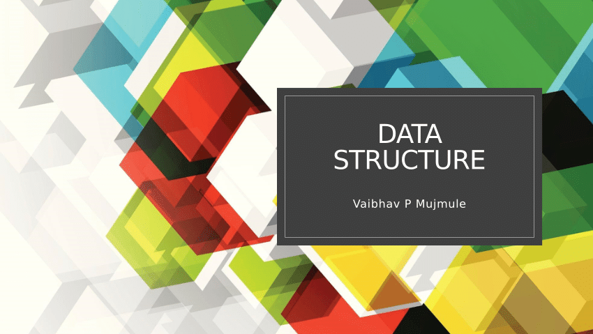 data structure for presentation