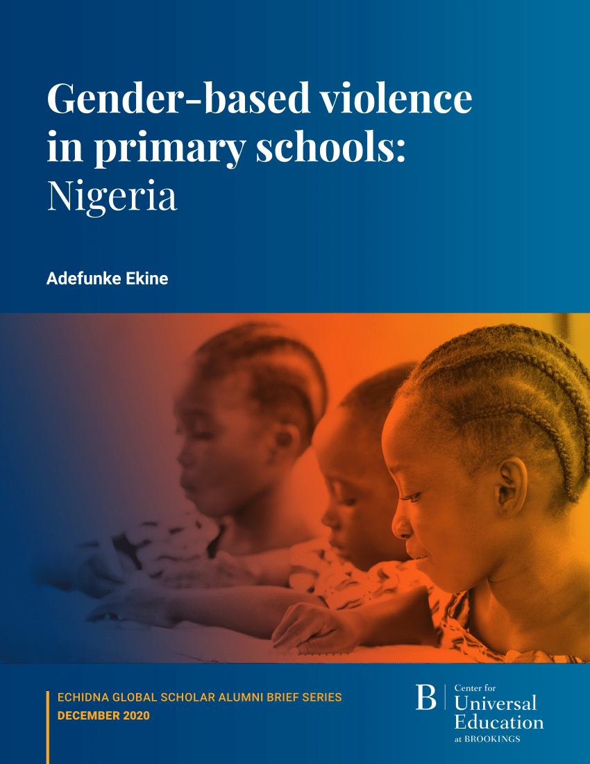 thesis on gender based violence in nigeria
