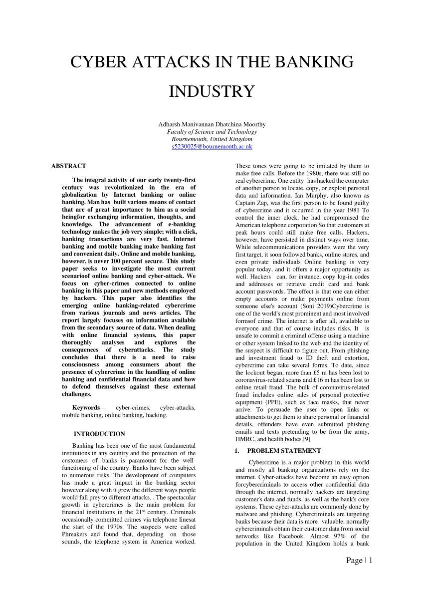 research methodology on cyber crime in banking sector