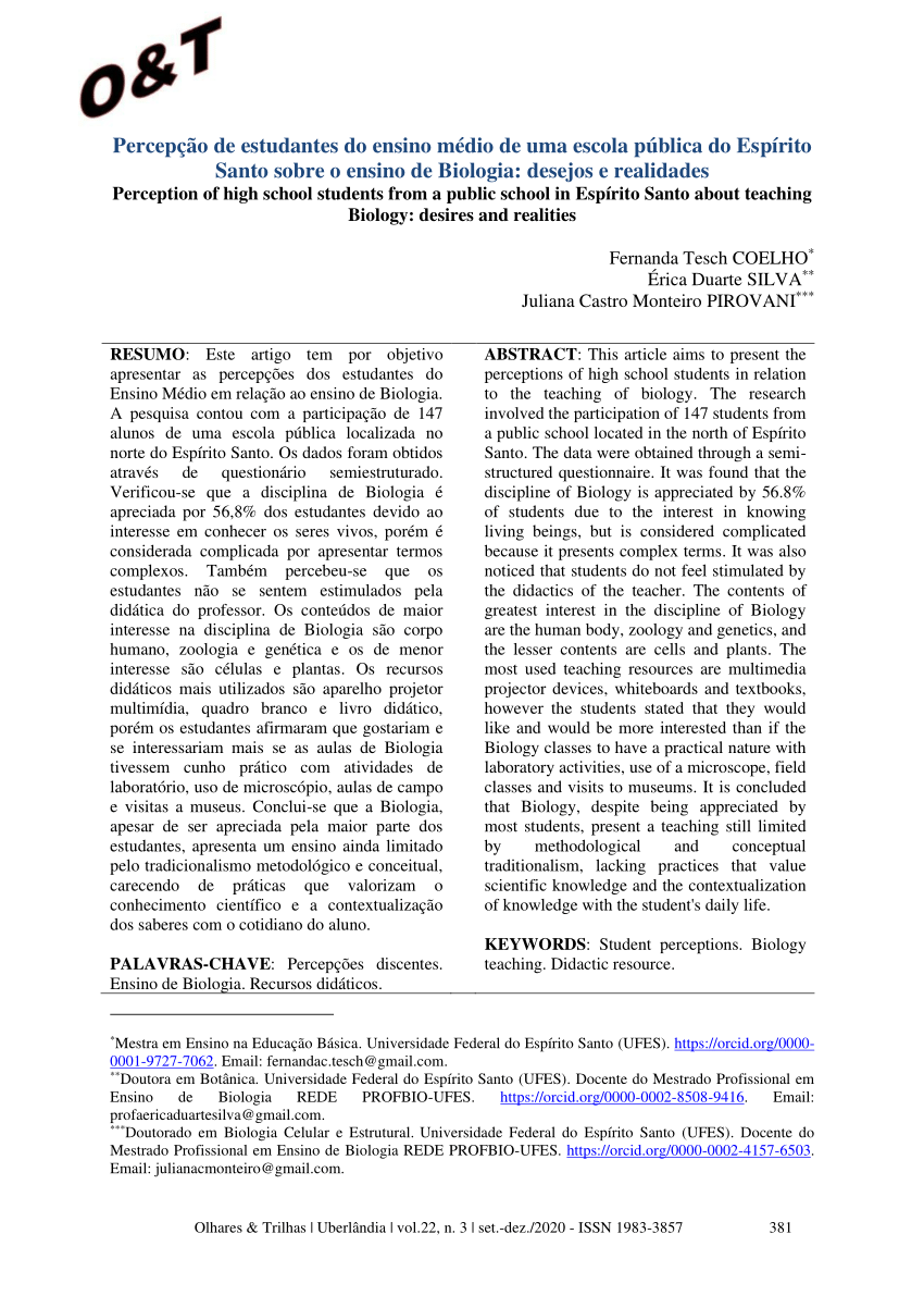 PDF) BIO V: APLICATIVO PARA O ENSINO DE BOTÂNICA NAS ESCOLAS DO CAMPO