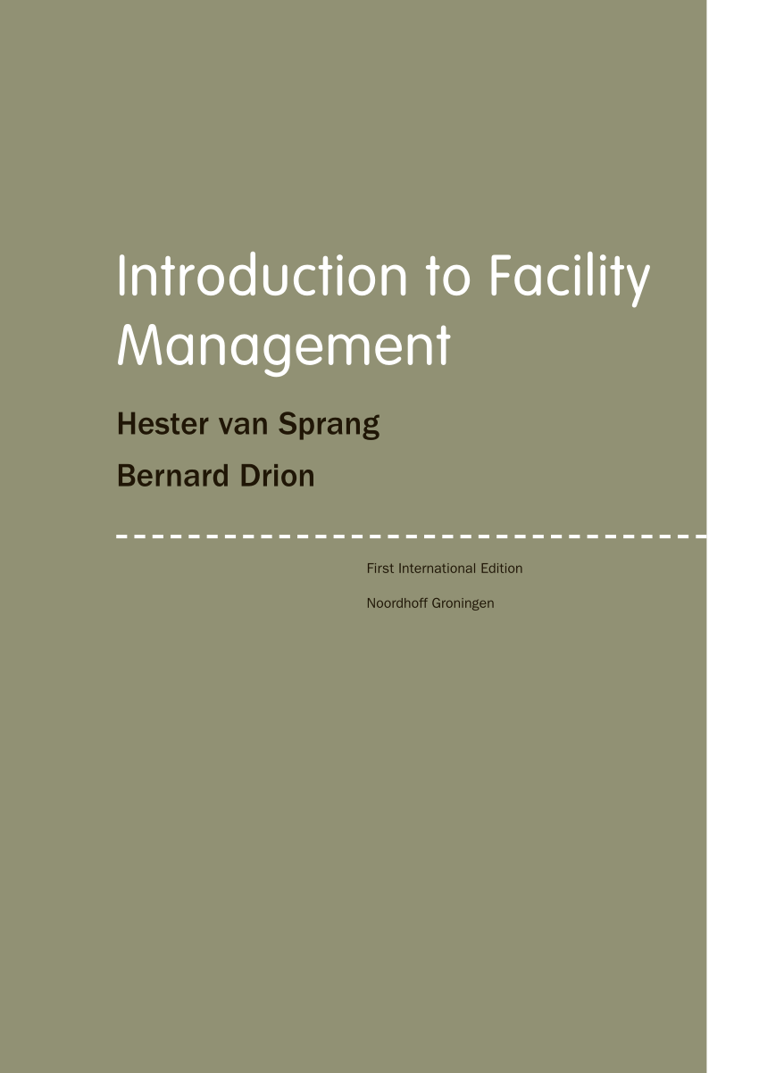 facility management thesis