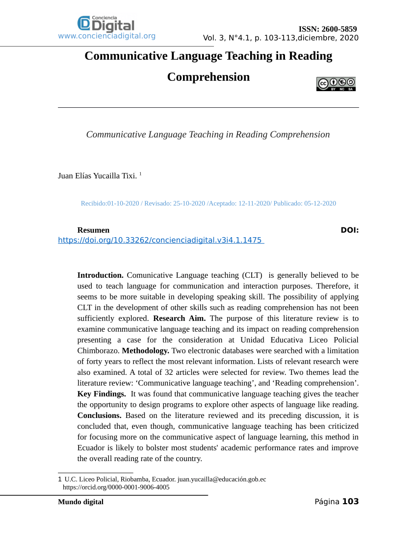 pdf-communicative-language-teaching-in-reading-comprehension