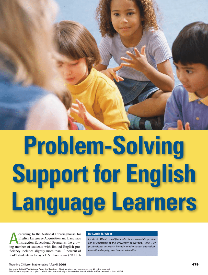 problem solving in language learning helps to enhance