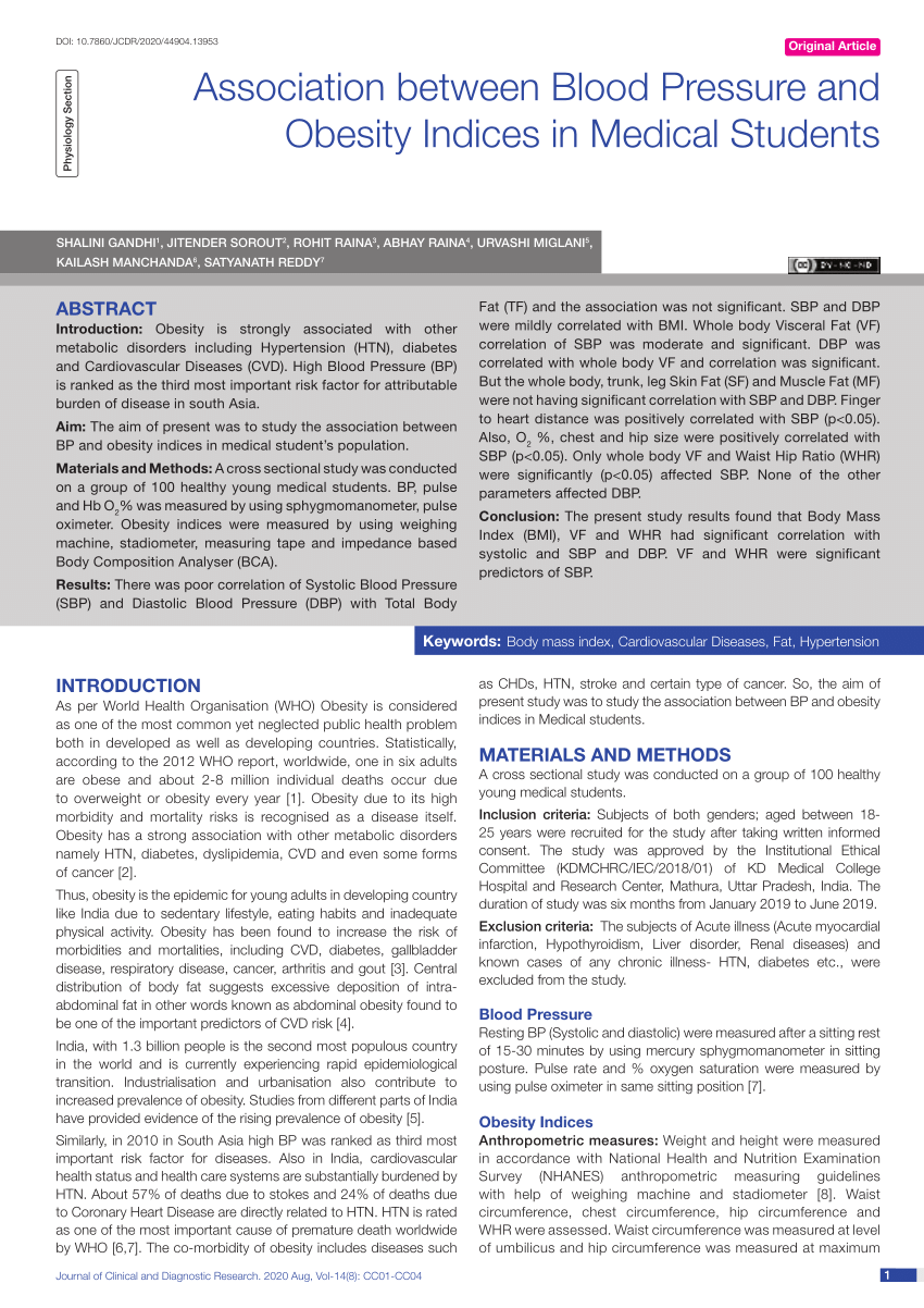 Blood Pressure And Measurement – The Student Physiologist