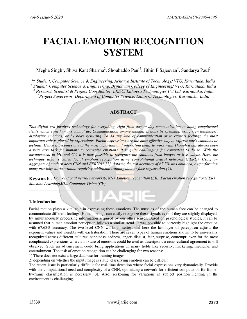 research paper on facial emotion recognition