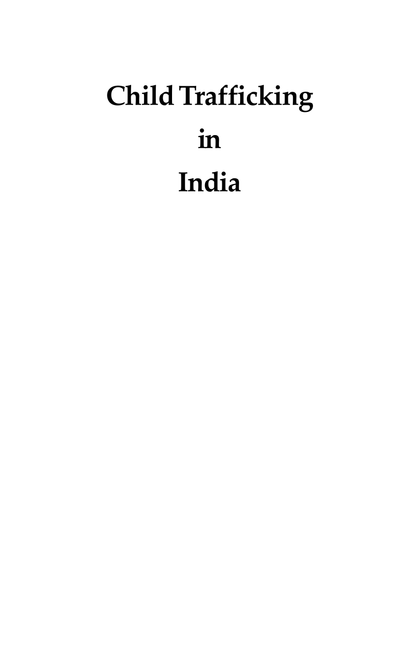 case study on child trafficking in india