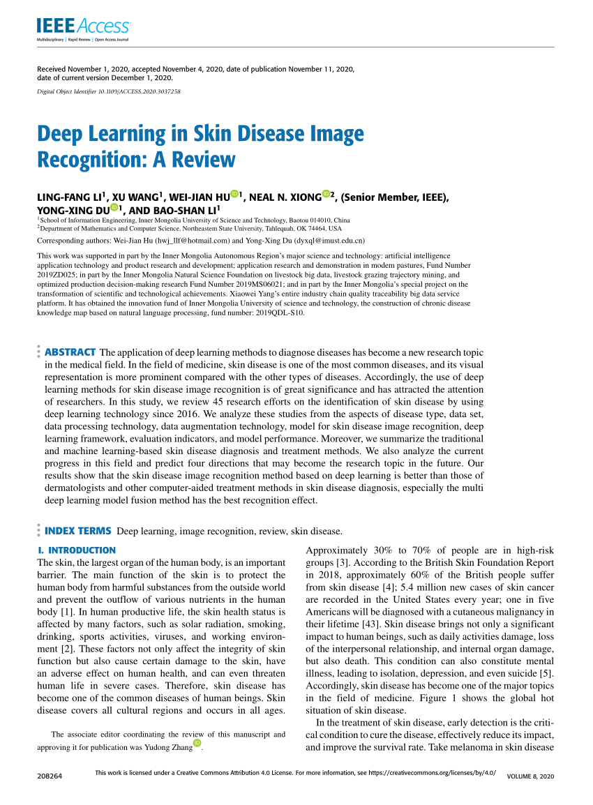 acne skin disease research paper