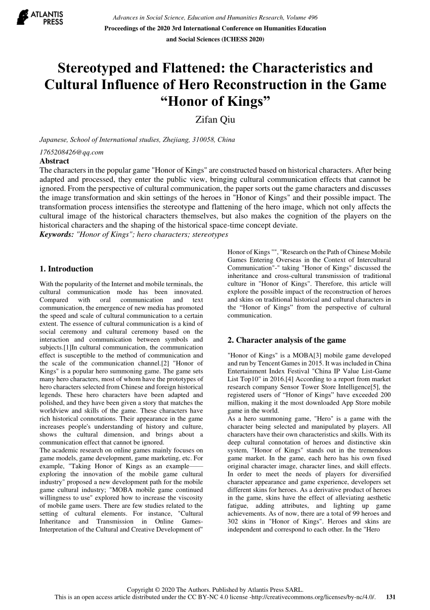 Honor of Kings Heroes Introduction