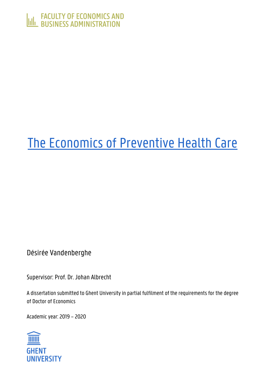 health economics phd dissertation topics