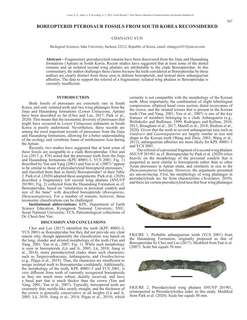 Species New to Science: [Paleontology • 2019] On Targaryendraco wiedenrothi  gen. nov. (Pterodactyloidea, Pteranodontoidea, Lanceodontia) and  Recognition of A New Cosmopolitan Lineage of Cretaceous Toothed  Pterodactyloids