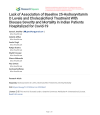 Preview image for Lack of Association of Baseline 25-Hydroxyvitamin D Levels and Cholecalciferol Treatment With Disease Severity and Mortality in Indian Patients Hospitalized for Covid-19