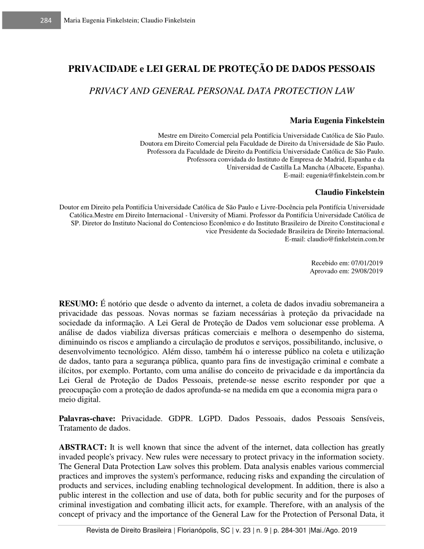 Interesse público versus direito à privacidade: preservação e acesso de  arquivos presidenciais brasileiros (1991 – 2017)