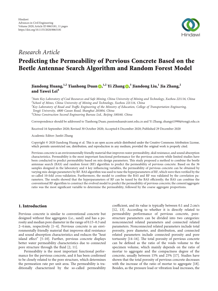 Frontiers  Numerical simulation study on pore clogging of pervious  concrete pavement based on different aggregate gradation