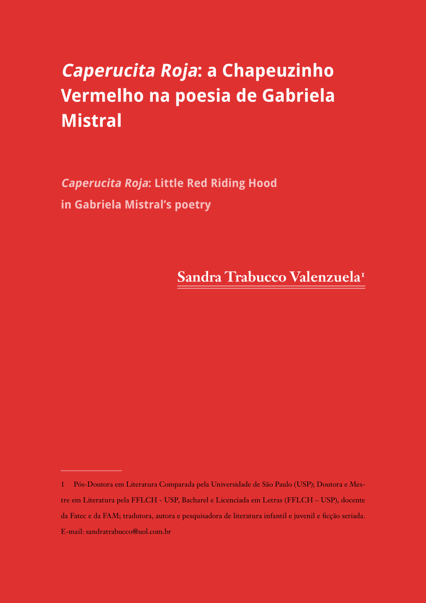 Identificando um vocabulário pé-vermelho