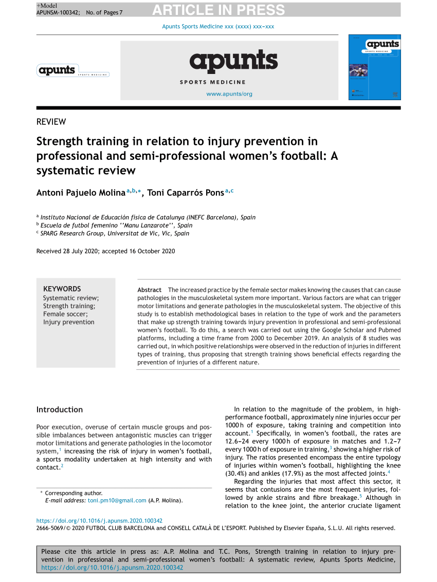 research on women's football a scoping review