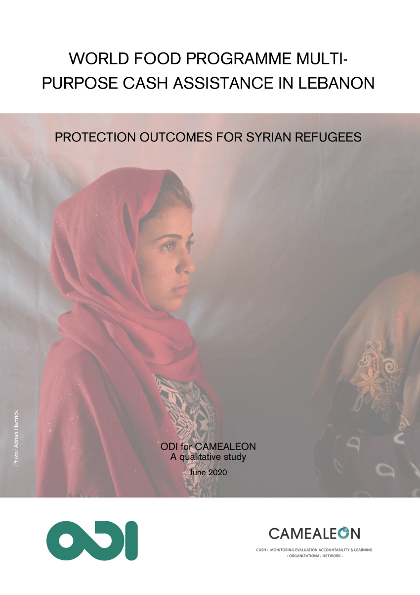 Pdf Cash Assistance To Syrian Refugees In Lebanon Protection Outcomes