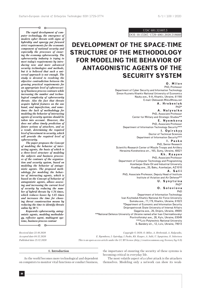 PDF) Development of the space-time structure of the methodology 