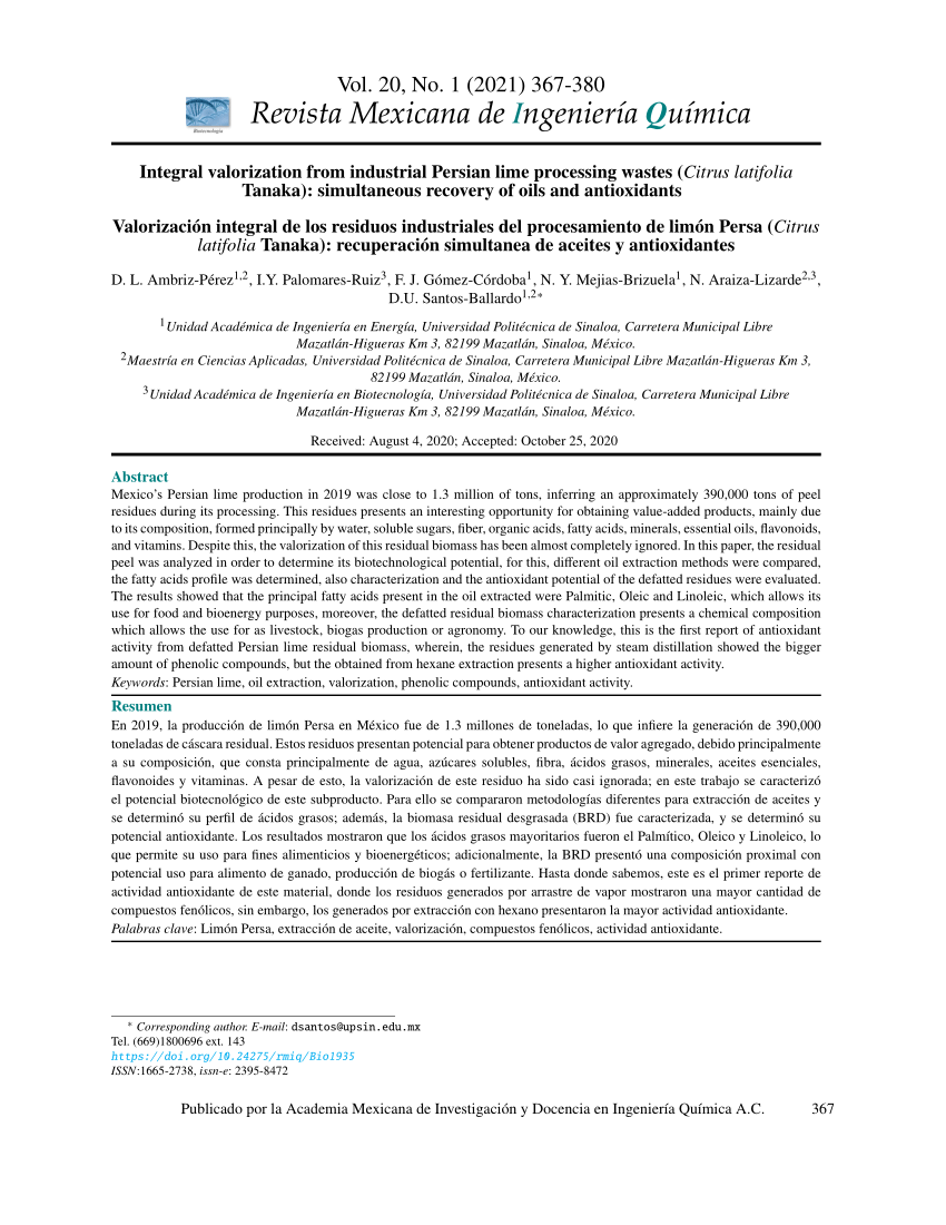 PDF) Integral valorization from industrial Persian lime processing