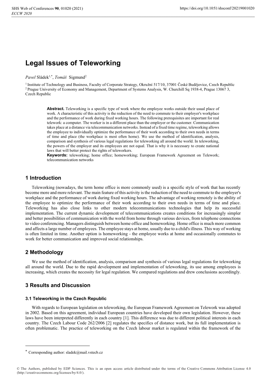 dissertation on telework